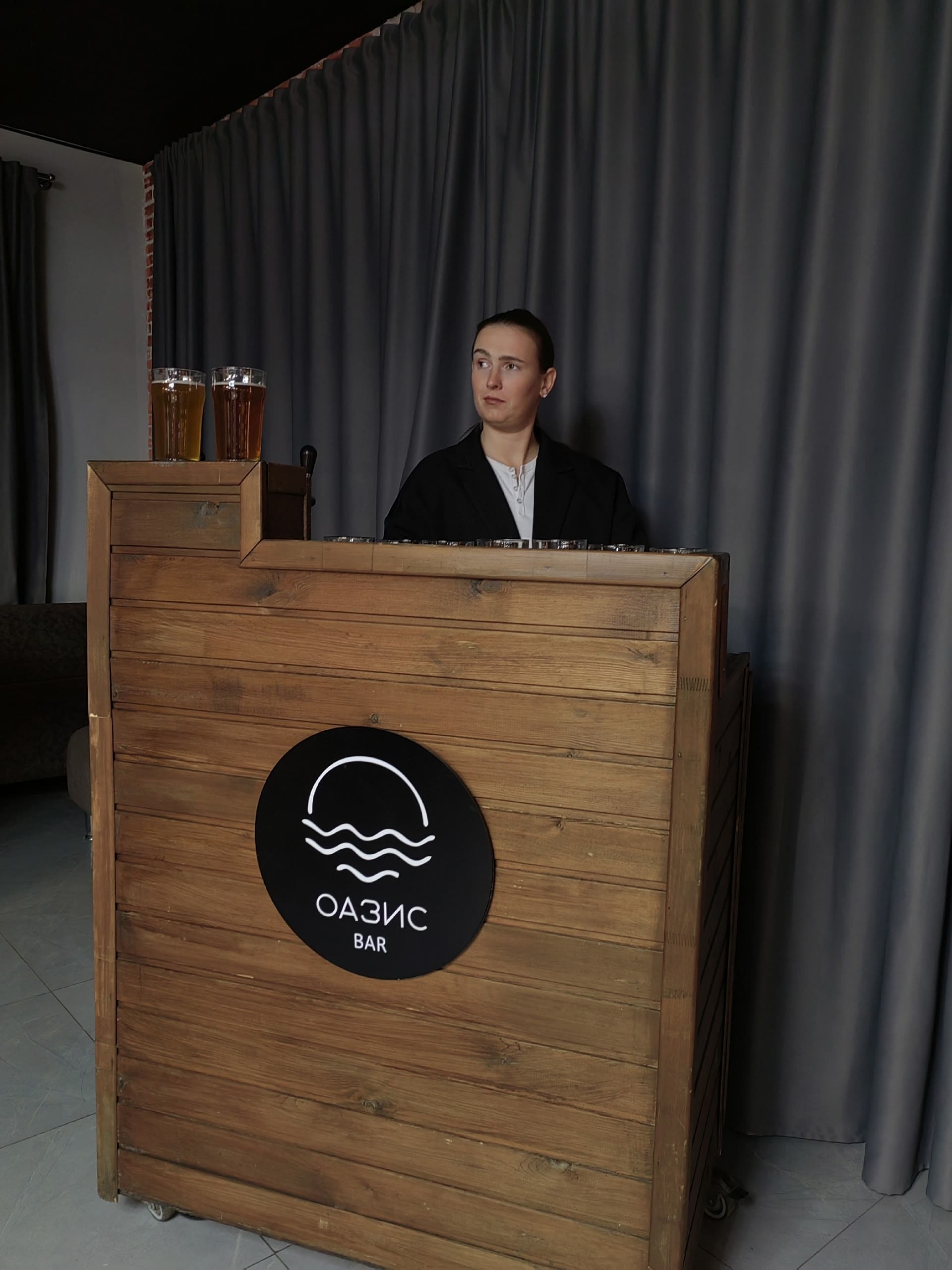 Мини-стойки, дерево